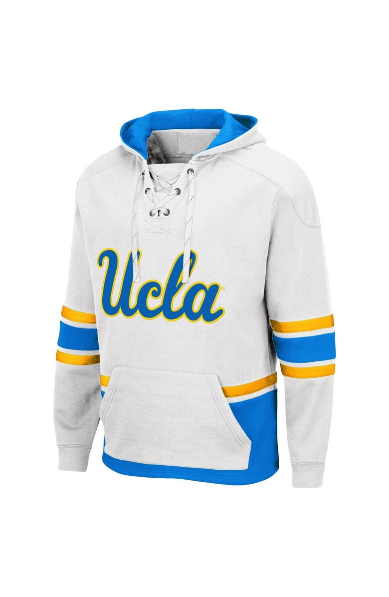 COLOSSEUM Men's Colosseum White UCLA Bruins Lace Up 3.0 Pullover Hoodie, Alternate, color, White
