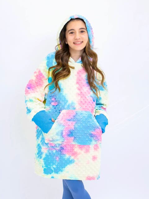 Minky Bubble Oversized Hoodie Big Kid