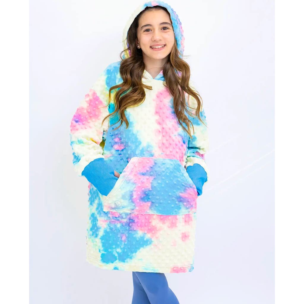 Limeapple Minky Bubble Overszied Hoodie Big Kid In Multi