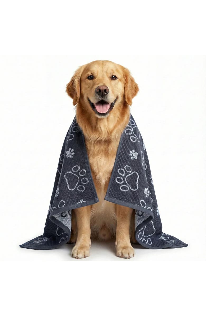 Delilah Home Drytek Dog Bath Towel, Main, color, Black