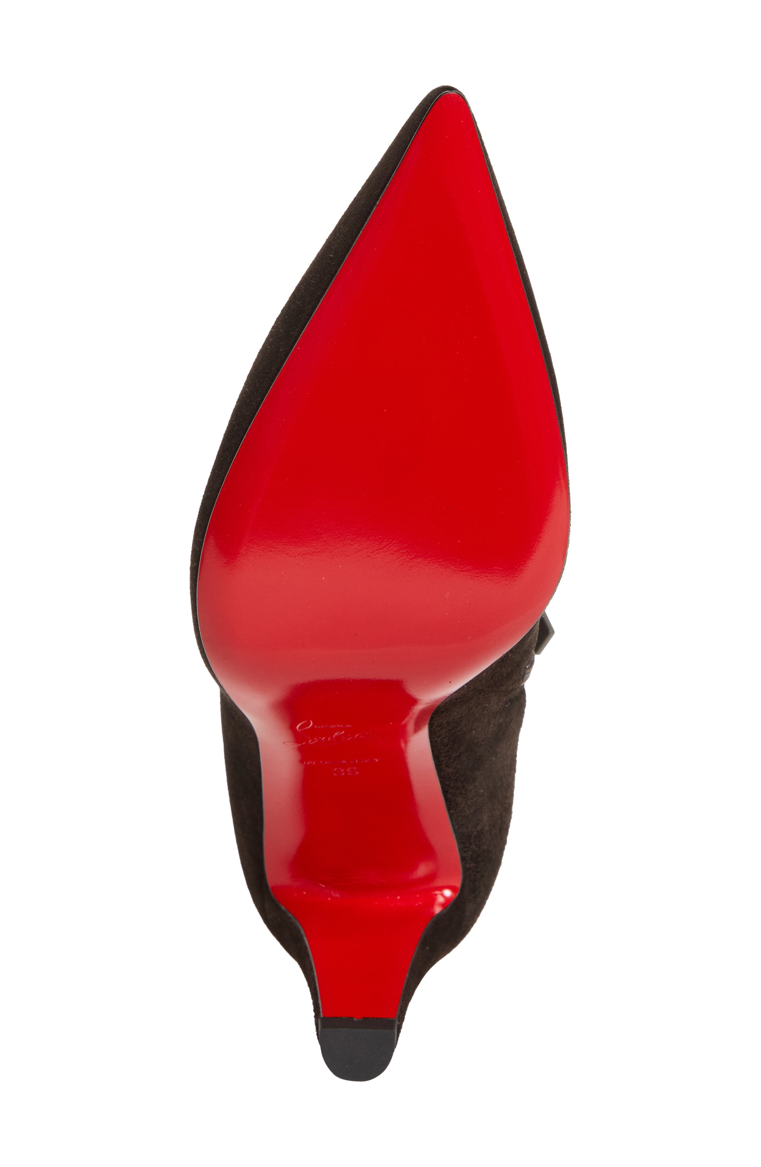 Christian Louboutin Vibella Pointed Toe Bootie, Alternate, color, 7164  Cafe