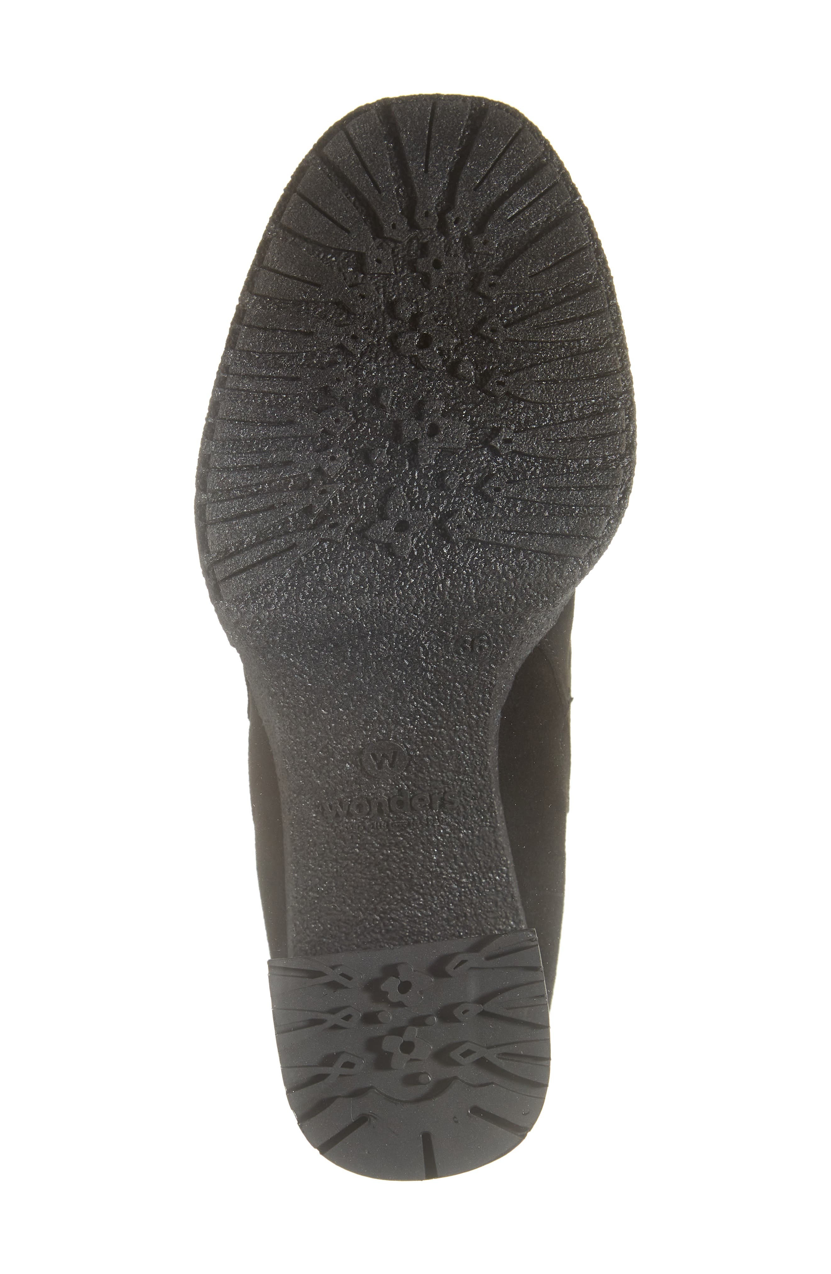 Wonders Platform Chelsea Boot, Alternate, color, Black Suede