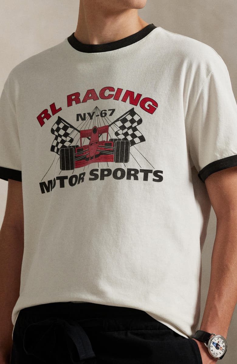 Polo Ralph Lauren Classic Fit Motorsport Graphic T-Shirt, Alternate, color, 
