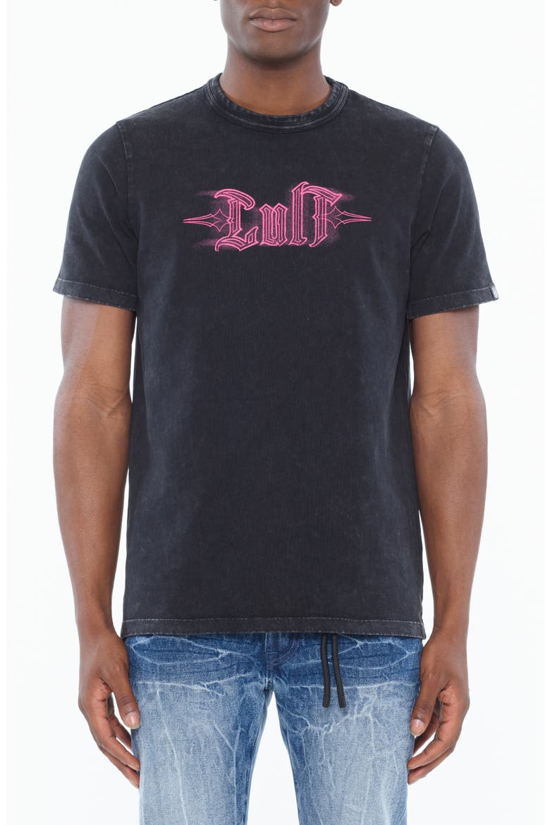 Shimuchan Cotton Graphic T-Shirt, Main, color, STEEL