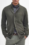 Barbour Elbow Patch Wool Cardigan