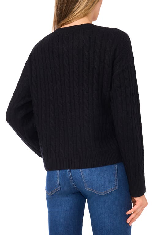 Ted Baker Floral Embroidery Sweater In Black