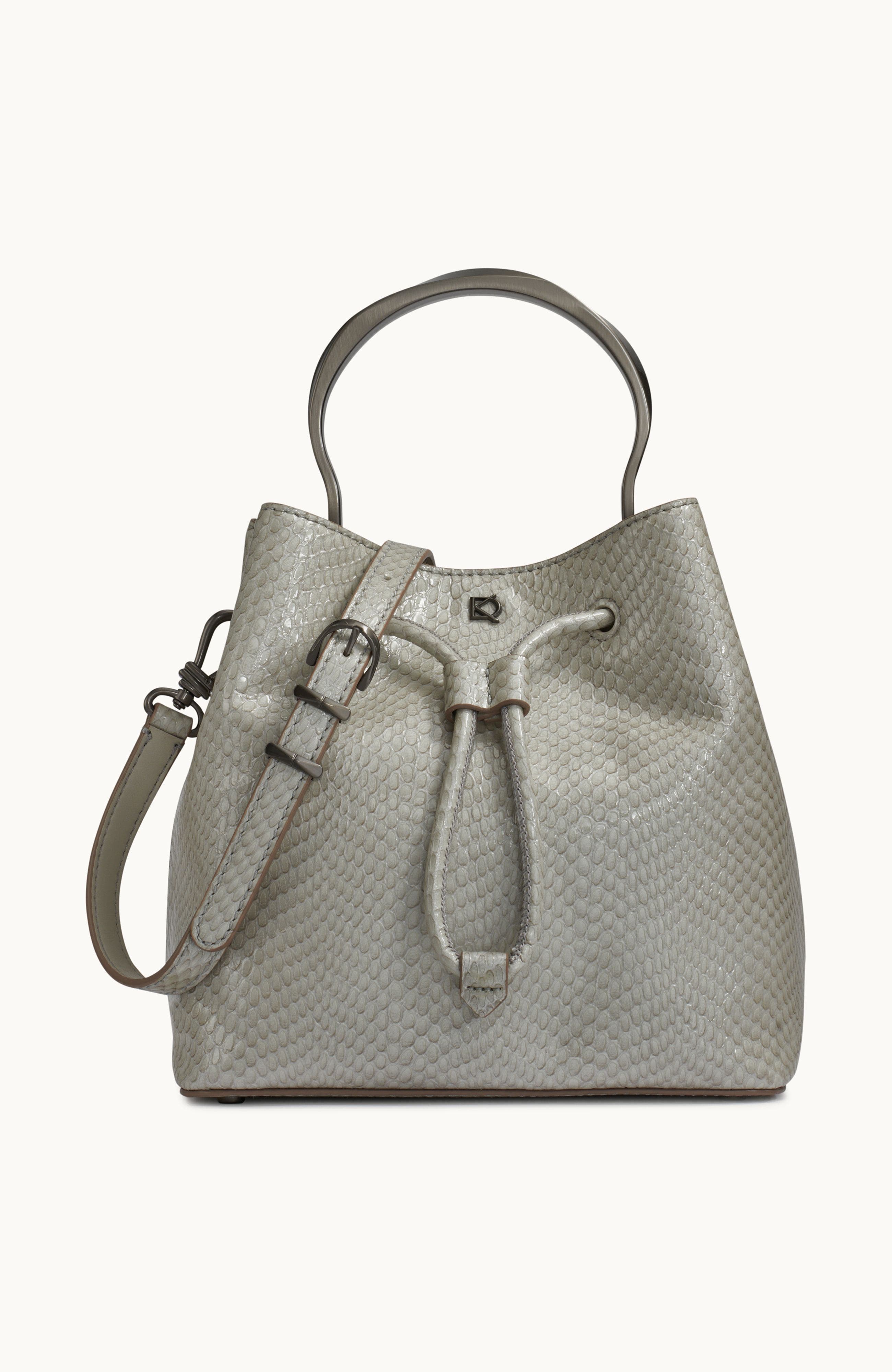 Donna Karan New York Lawrence Snake Bucket, Main, color, 