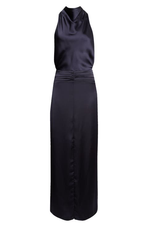 Charmayne Sleeveless Satin Gown