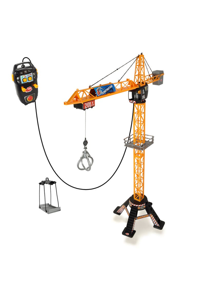 Mighty Construction Crane Remote Control Vehicle, Main, color, Multicolored