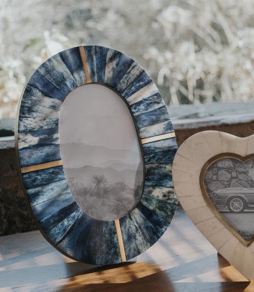 Matr Boomie Artemis Oval 4x6 Picture Frame In Blue