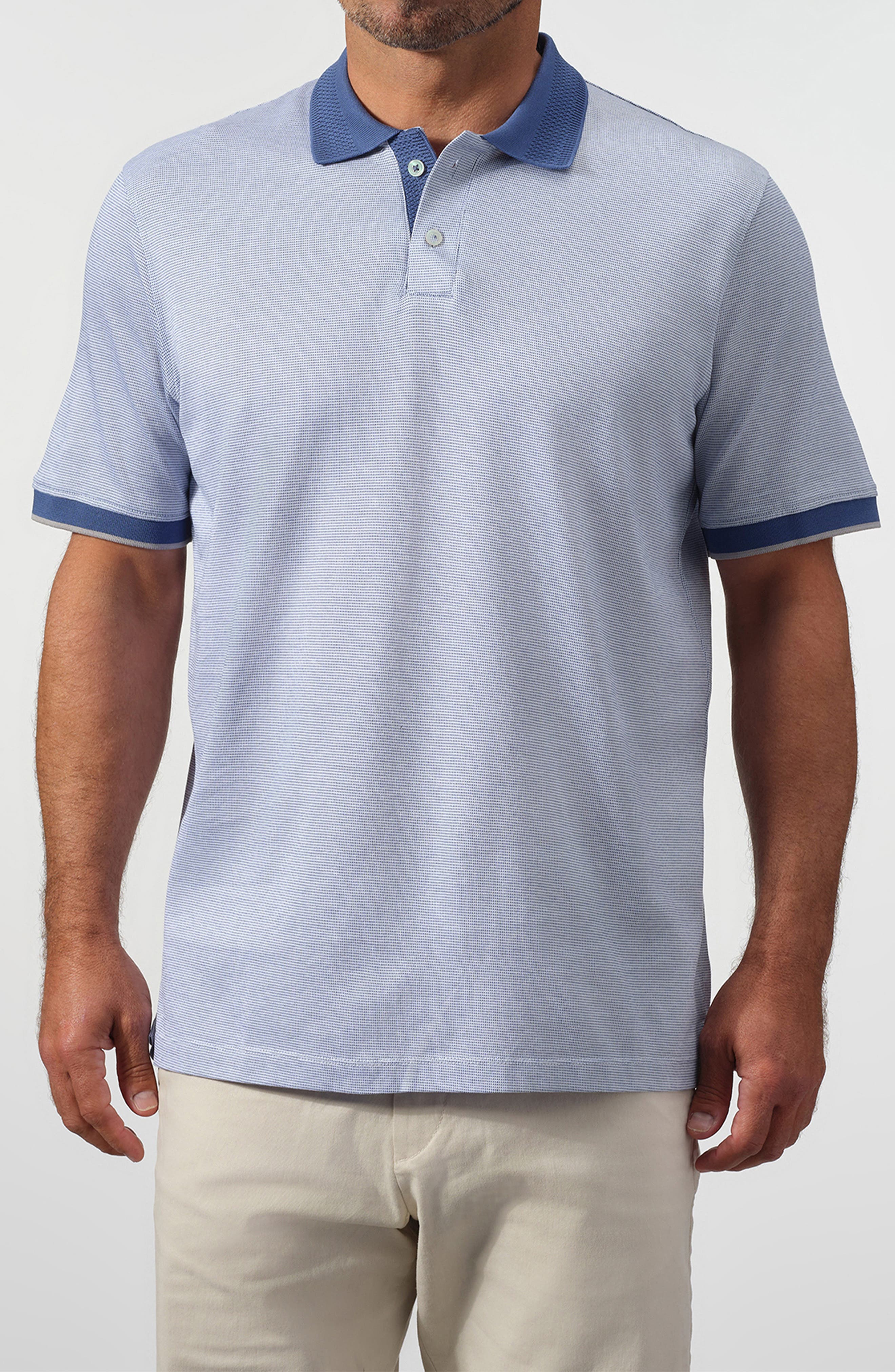 Tipped Jacquard Polo