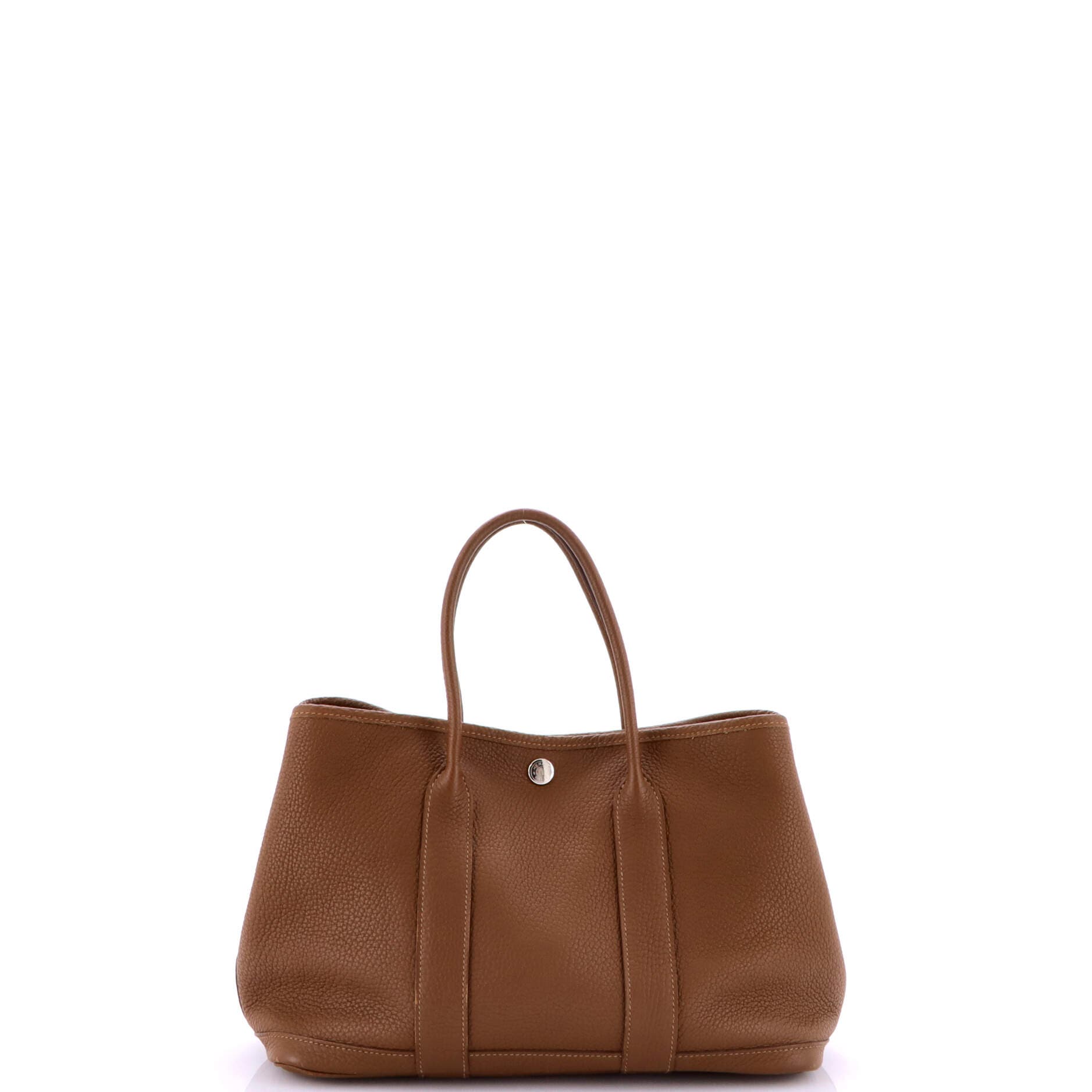 Pre-Owned Hermes Garden Party Tote Leather 30, Alternate, color, 