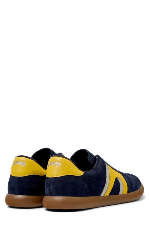 Camper Pelotas Soller Leather Sneakers In Blue