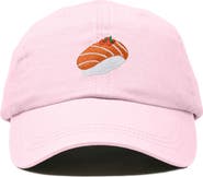 Dalix Salmon Sushi Embroidered Dad Cap