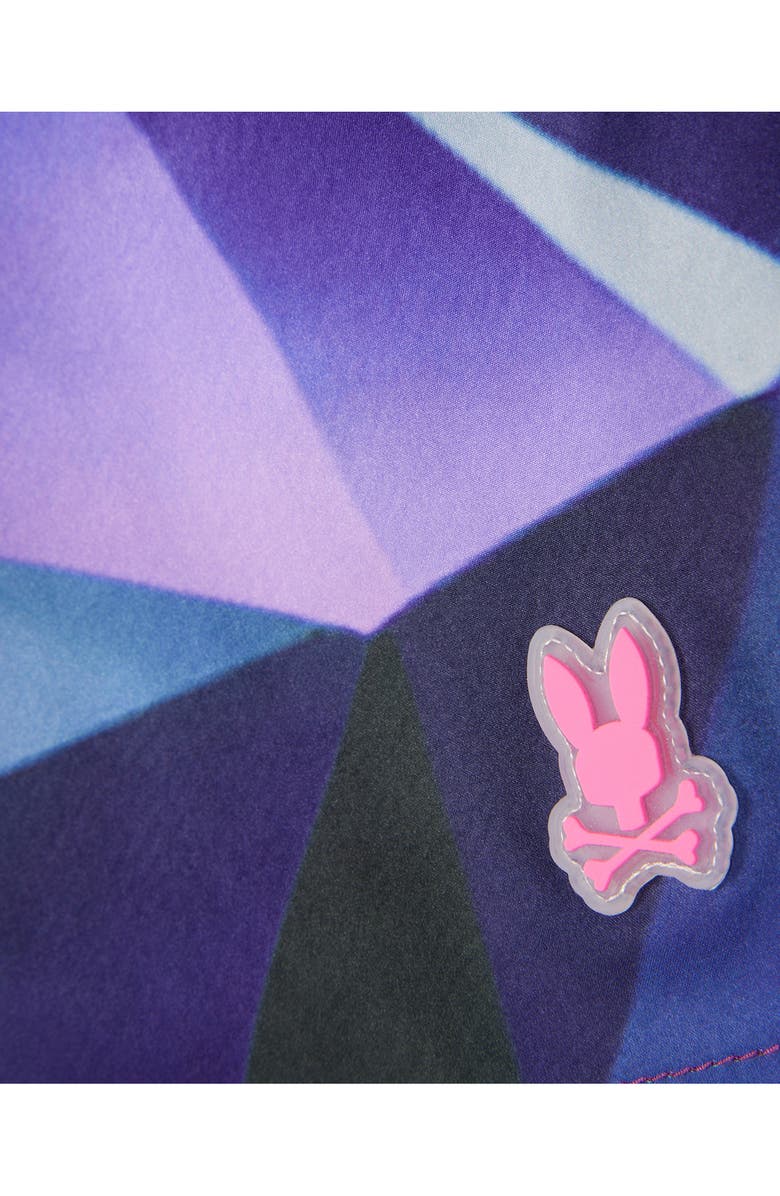 Psycho Bunny Randolph Print Swim Trunks, Alternate, color,