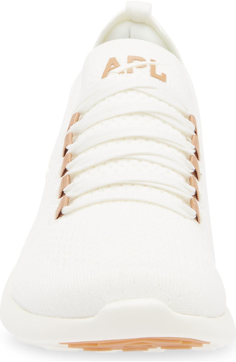 APL TechLoom Breeze Knit Running Shoe, Alternate, color, Ivory / Gum