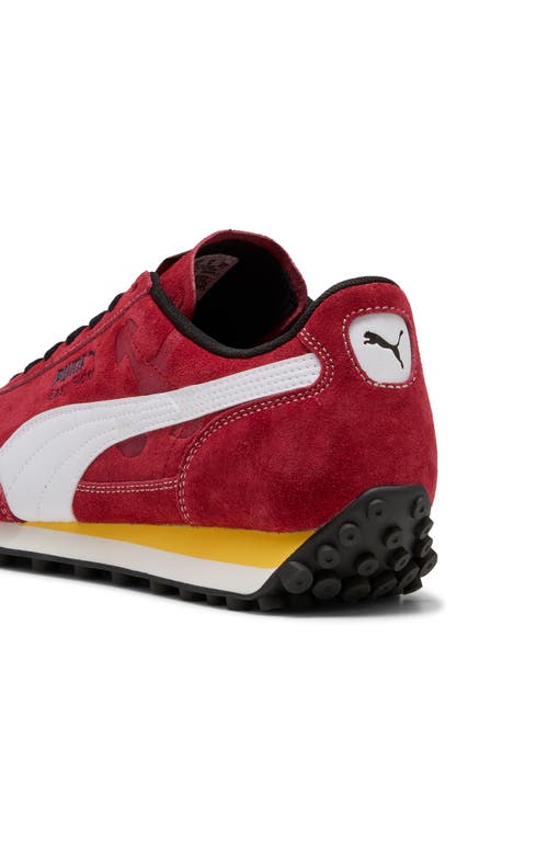 Puma Easy Rider Road To Unity Men's Sneakers In Dark Crimson- White