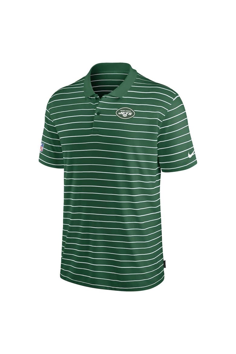 Men's Nike Green New York Jets Sideline Lock Up Victory Performance Polo, Alternate, color, Green