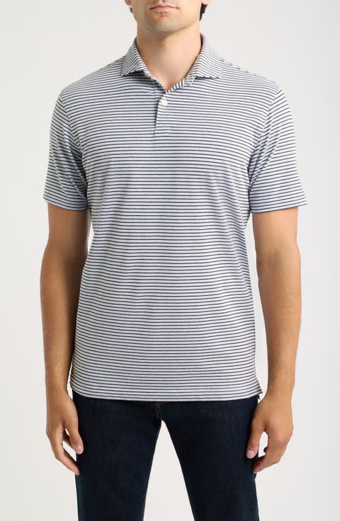 Crown Crafted Albatross Striped Polo