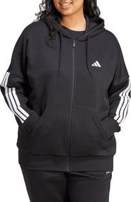 adidas 3-Stripes Fleece Zip Hoodie