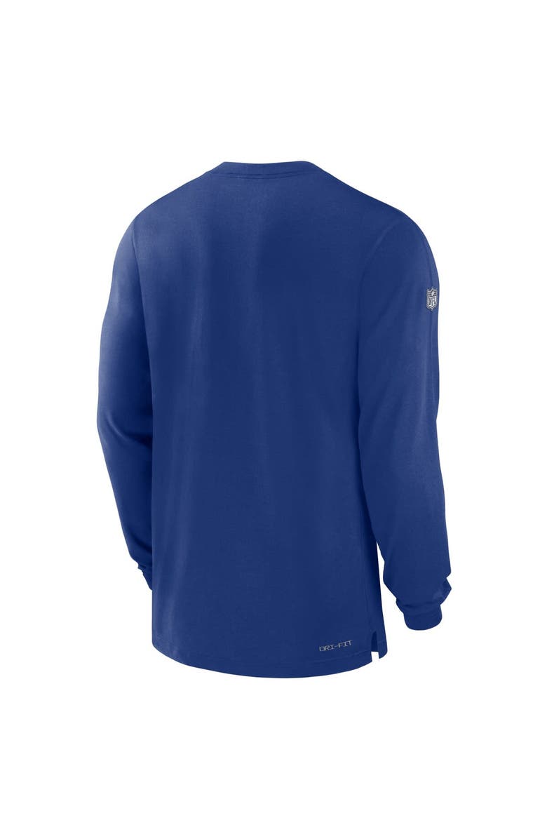 Nike Men's Nike Royal New York Giants 2023 Sideline Performance Long Sleeve T-Shirt, Alternate, color, Royal