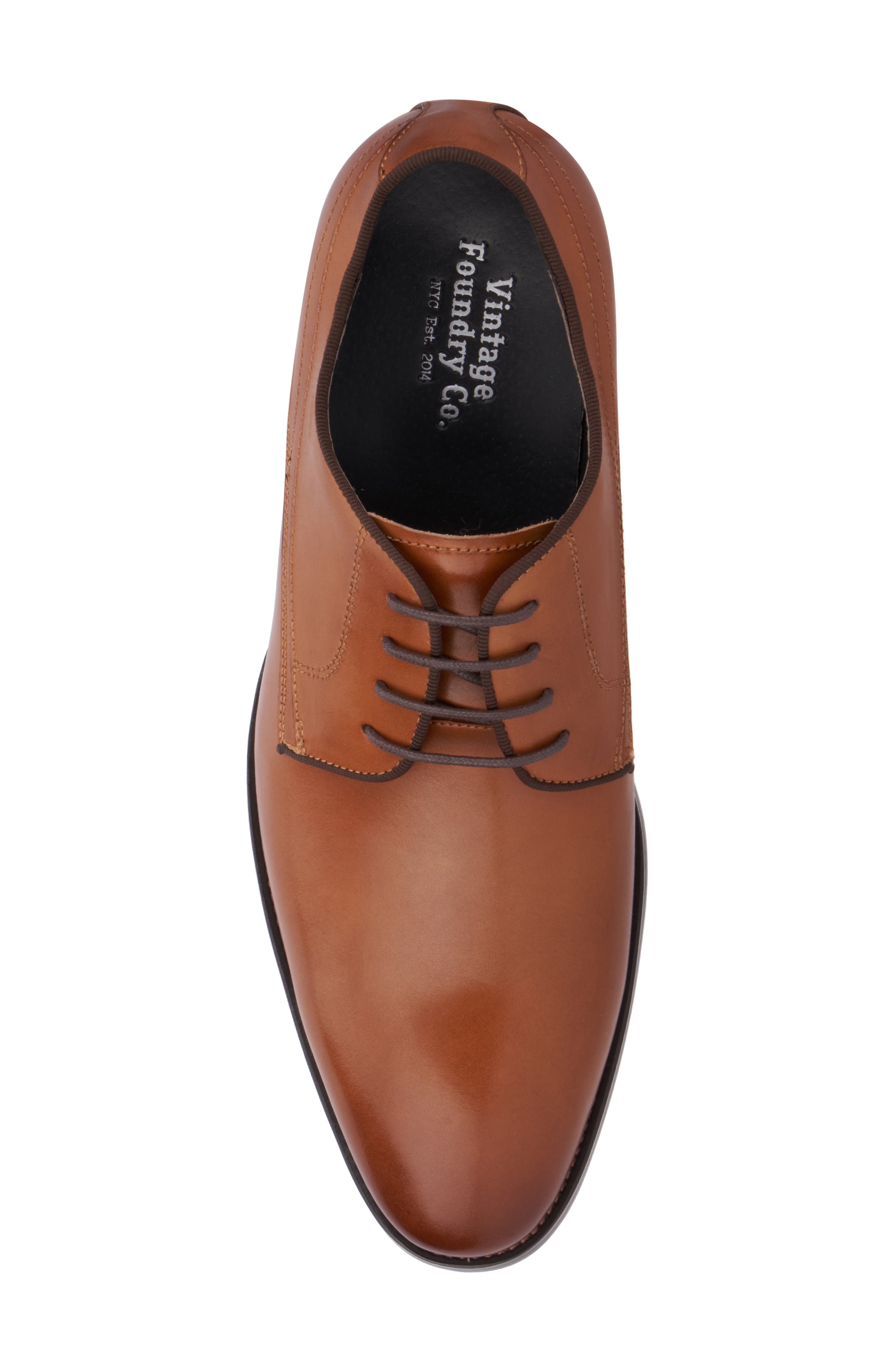 Elias Plain Toe Leather Derby, Alternate, color, LIGHT TAUPE