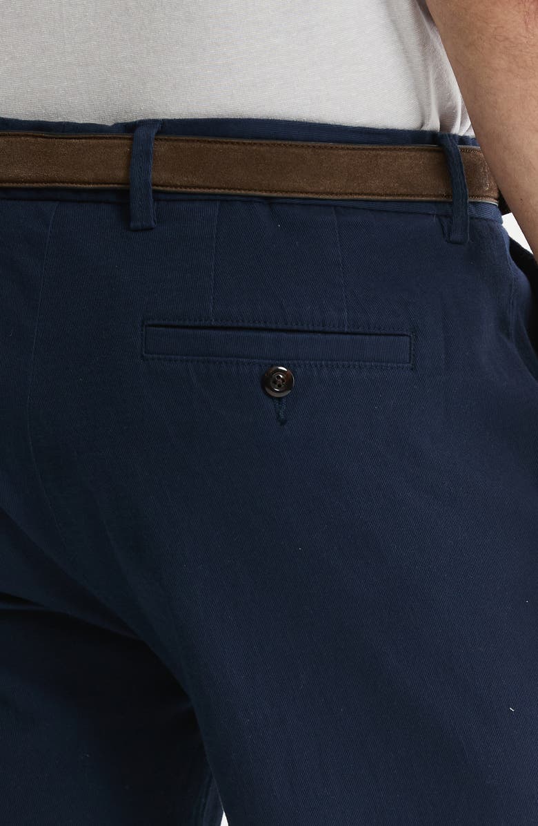 JACHS Cotton & Silk Blend Stretch Shorts, Alternate, color, Navy