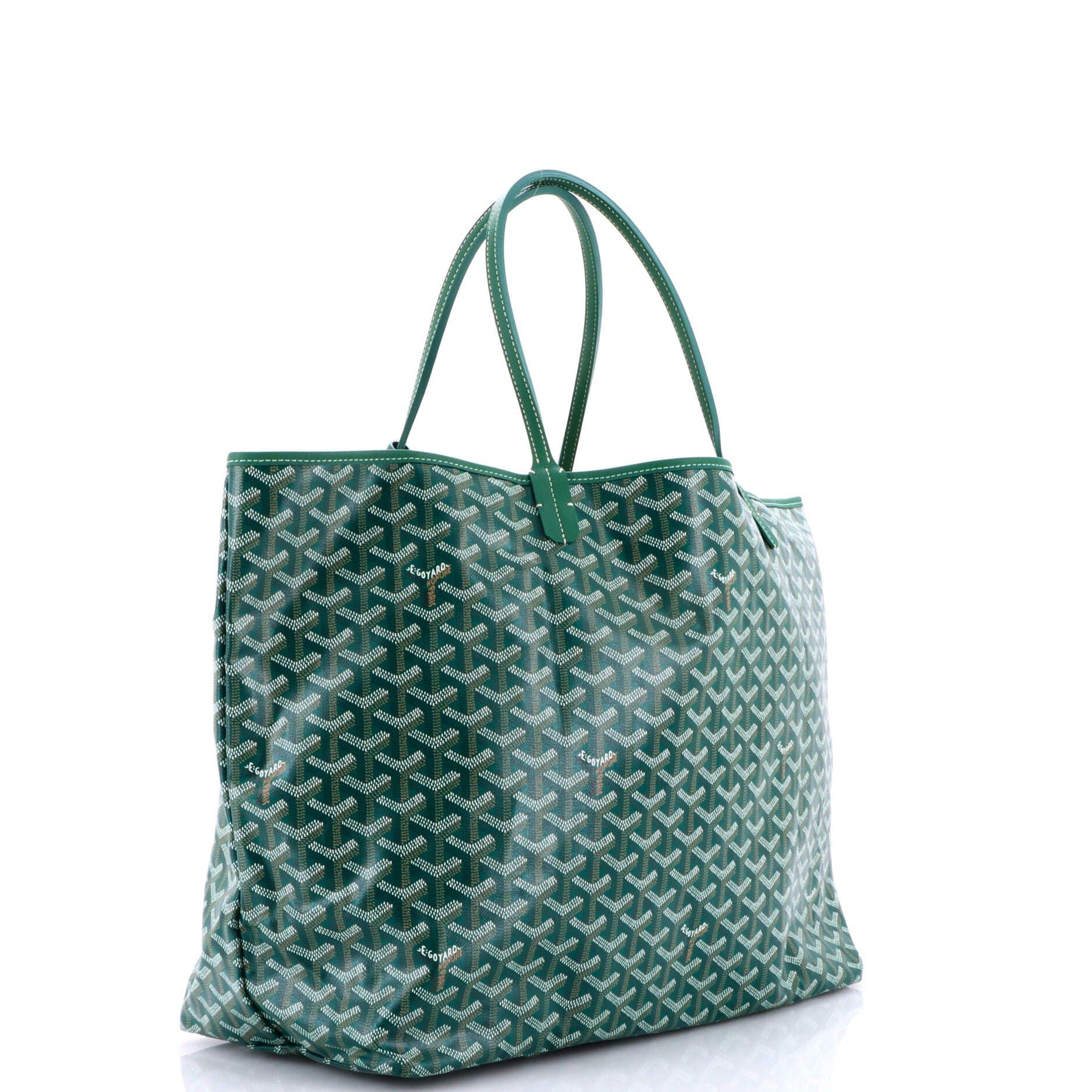 Pre-Owned Goyard Saint Louis Tote Coated Canvas GM, Alternate, color, Green