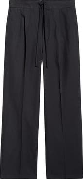 Fear of God Essentials Cotton Canvas Pleat Front Pants