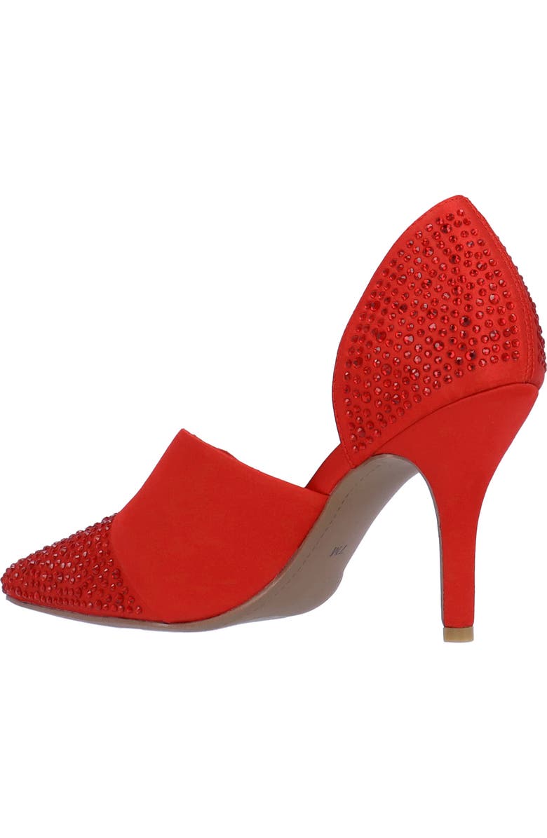 J. Reneé Kaleena d'Orsay Pointed Toe Pump, Alternate, color, Red