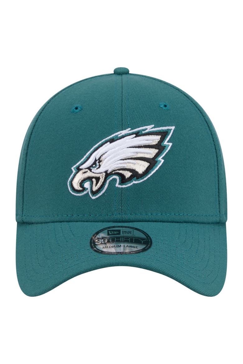 Men's New Era  Green Philadelphia Eagles Core Team 39THIRTY Flex Hat, Alternate, color, Green
