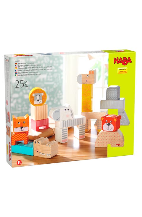 BUILDING BLOCKS ANIMAL PARADE