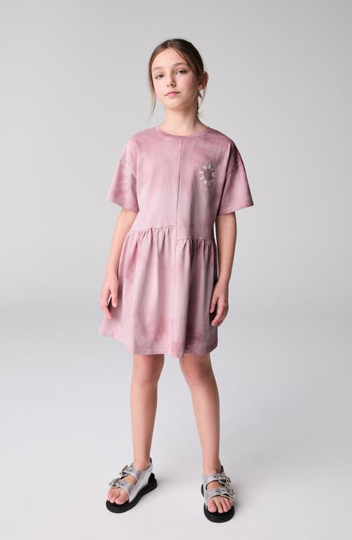 Smallsaints By Allsaints Kids' Split Asymmetric T-shirt Dress In Multi