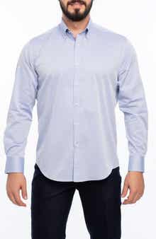 VELLAPAIS Avalon Slim Fit Cotton Dress Shirt