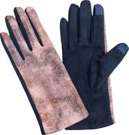MARCUS ADLER Embossed Touchscreen Gloves