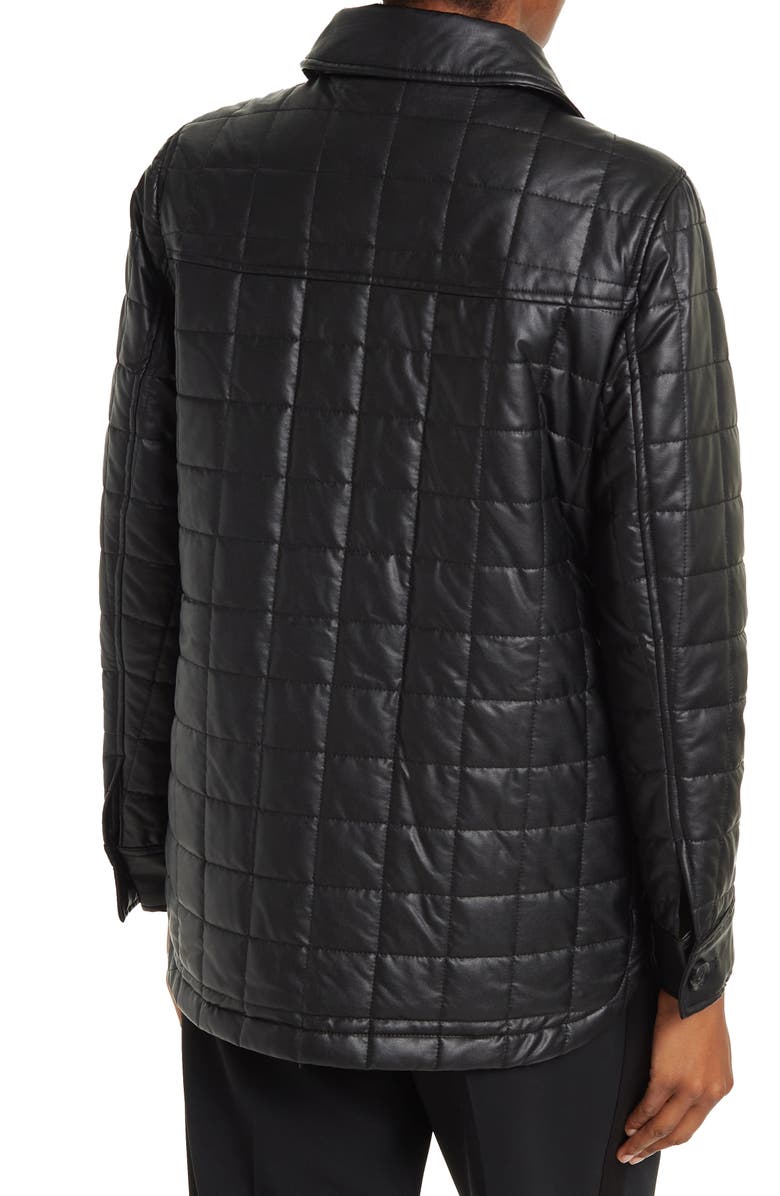 Sam Edelman Quilted Faux Leather Jacket, Alternate, color,
