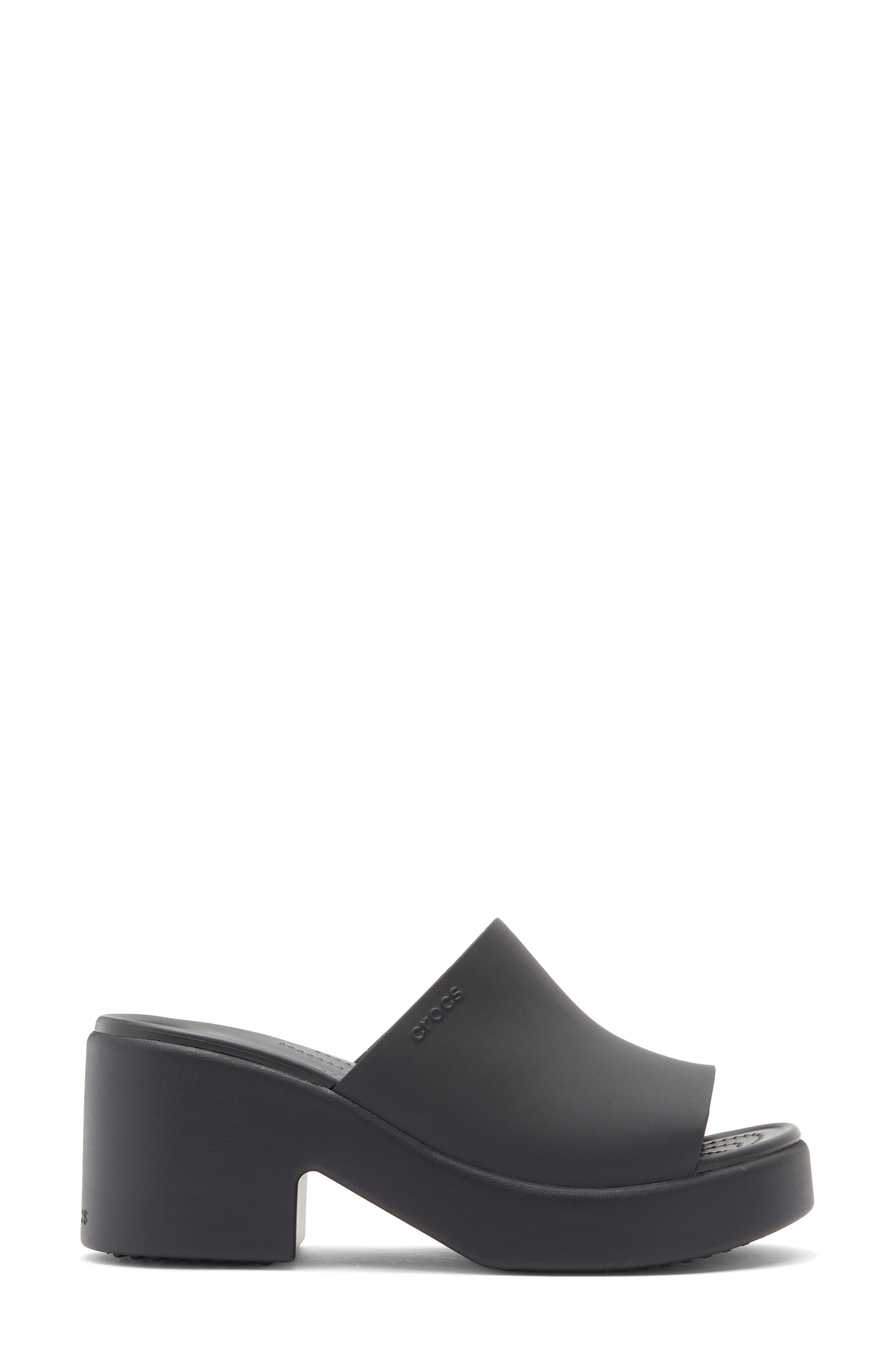 CROCS Brooklyn Slide Sandal, Alternate, color, Black/Black