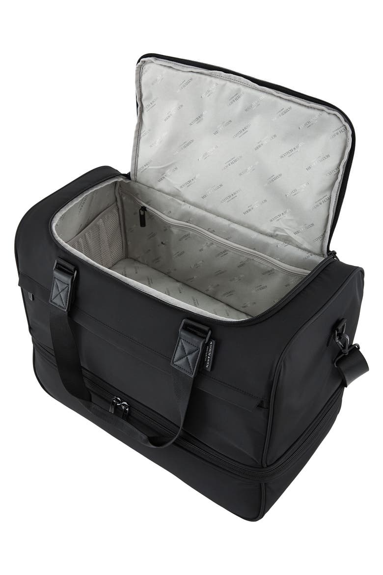 Eindhoven Two-Section Weekender Bag, Alternate, color, BLACK