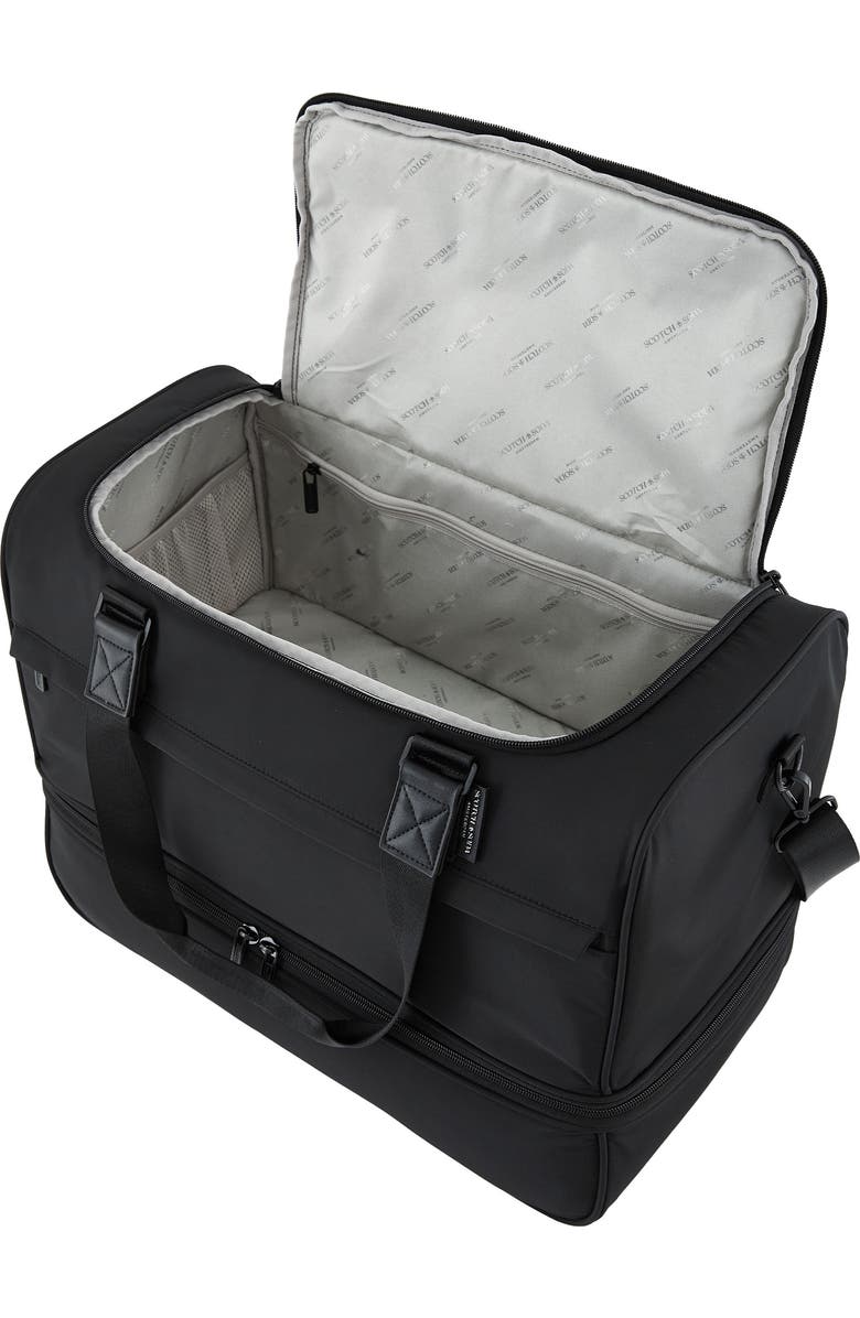 Scotch & Soda Eindhoven Two-Section Weekender Bag, Alternate, color, Black