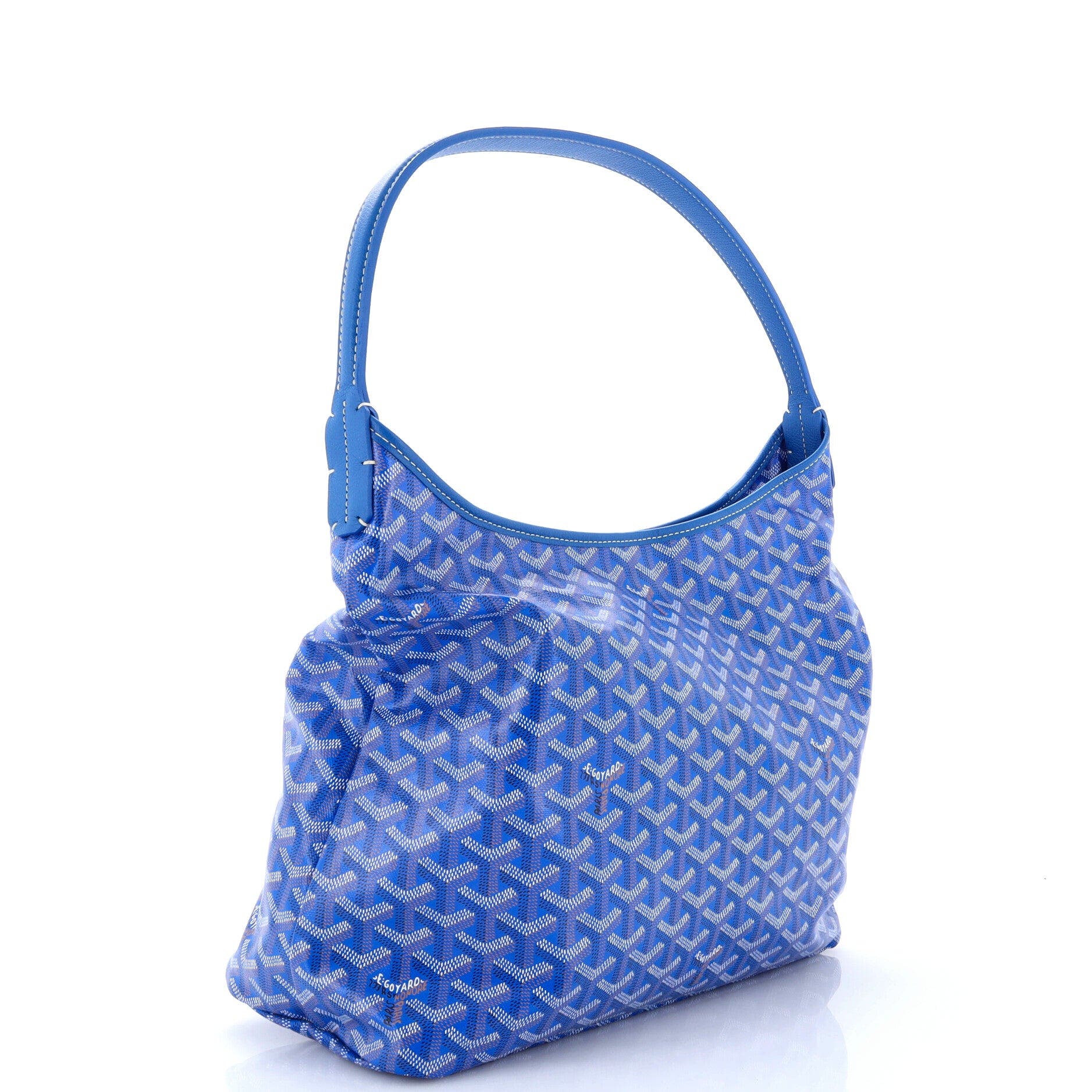 Boheme Hobo Coated Canvas, Alternate, color, Blue