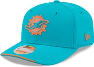 New Era Men's New Era Aqua Miami Dolphins 2026 Sideline 9SEVENTY Adjustable Hat