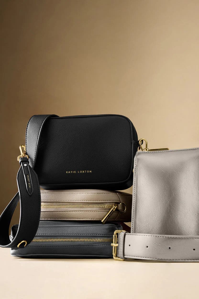 Katie Loxton Avery Small Crossbody Bag in Black, Alternate, color, Black