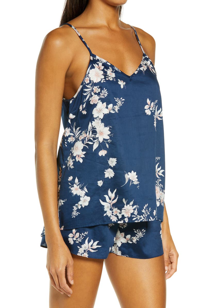 Papinelle Jardin Cami & Boxer Pajamas, Alternate, color, 