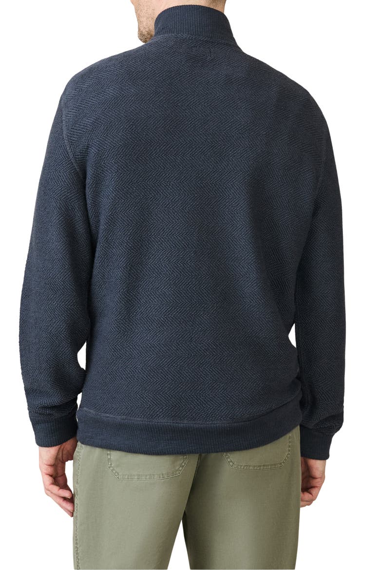 Whitewater Organic Cotton Blend Quarter Zip, Alternate, color, FJORD