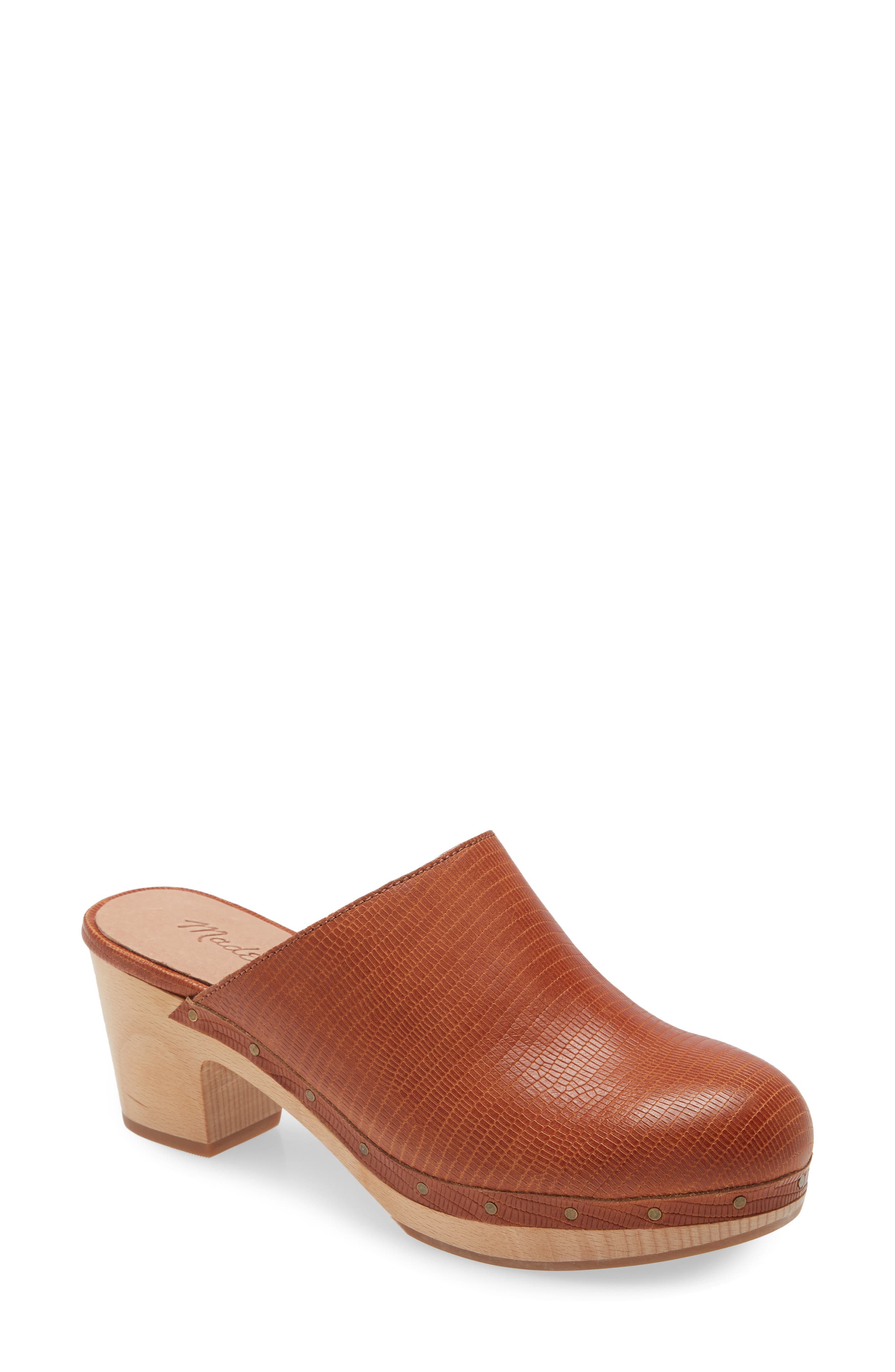 The Ayanna Clog, Main, color, WARM NUTMEG