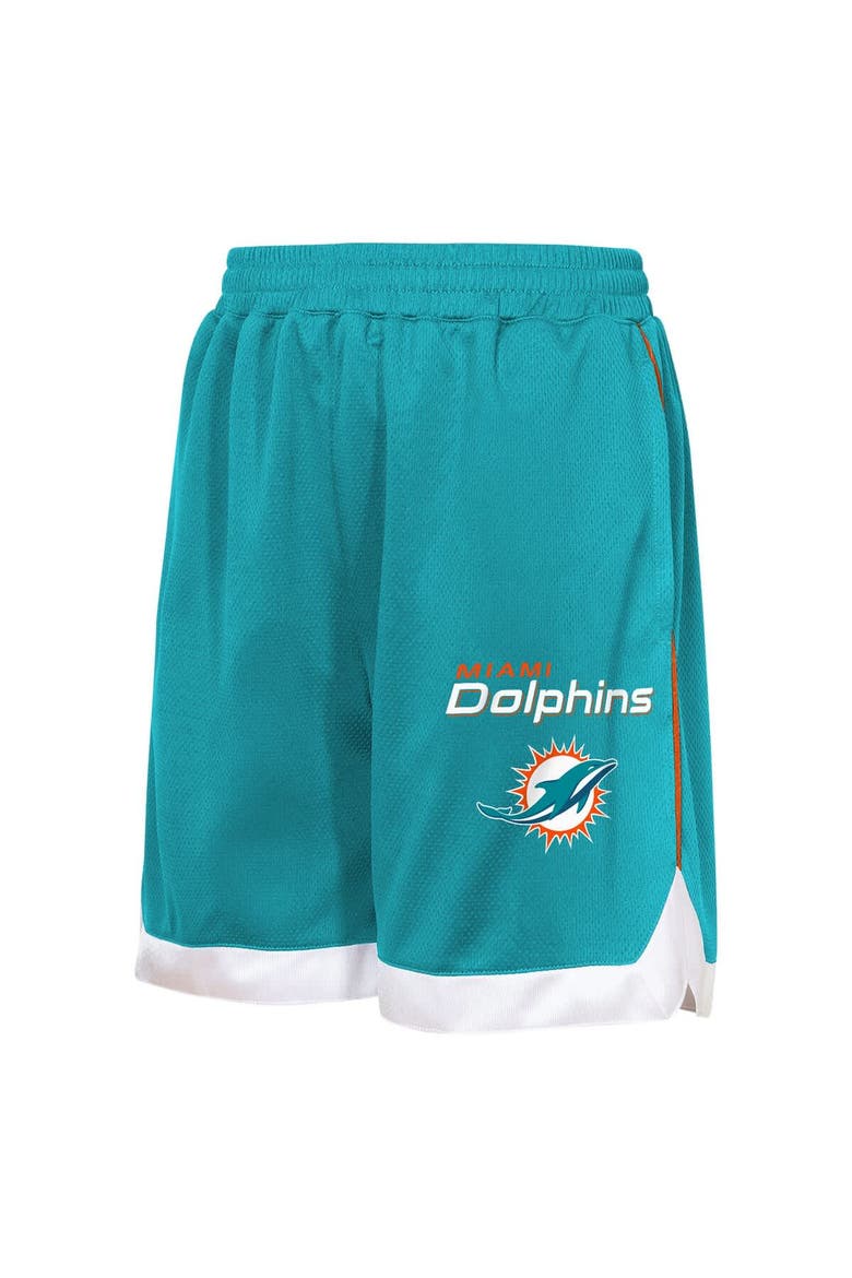 Youth Outerstuff  Aqua Miami Dolphins All Star Mesh Shorts, Alternate, color, Aqua