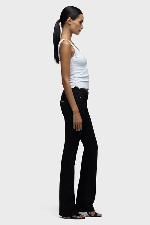 Hudson Jeans Beth Mid Rise Bootcut In Black