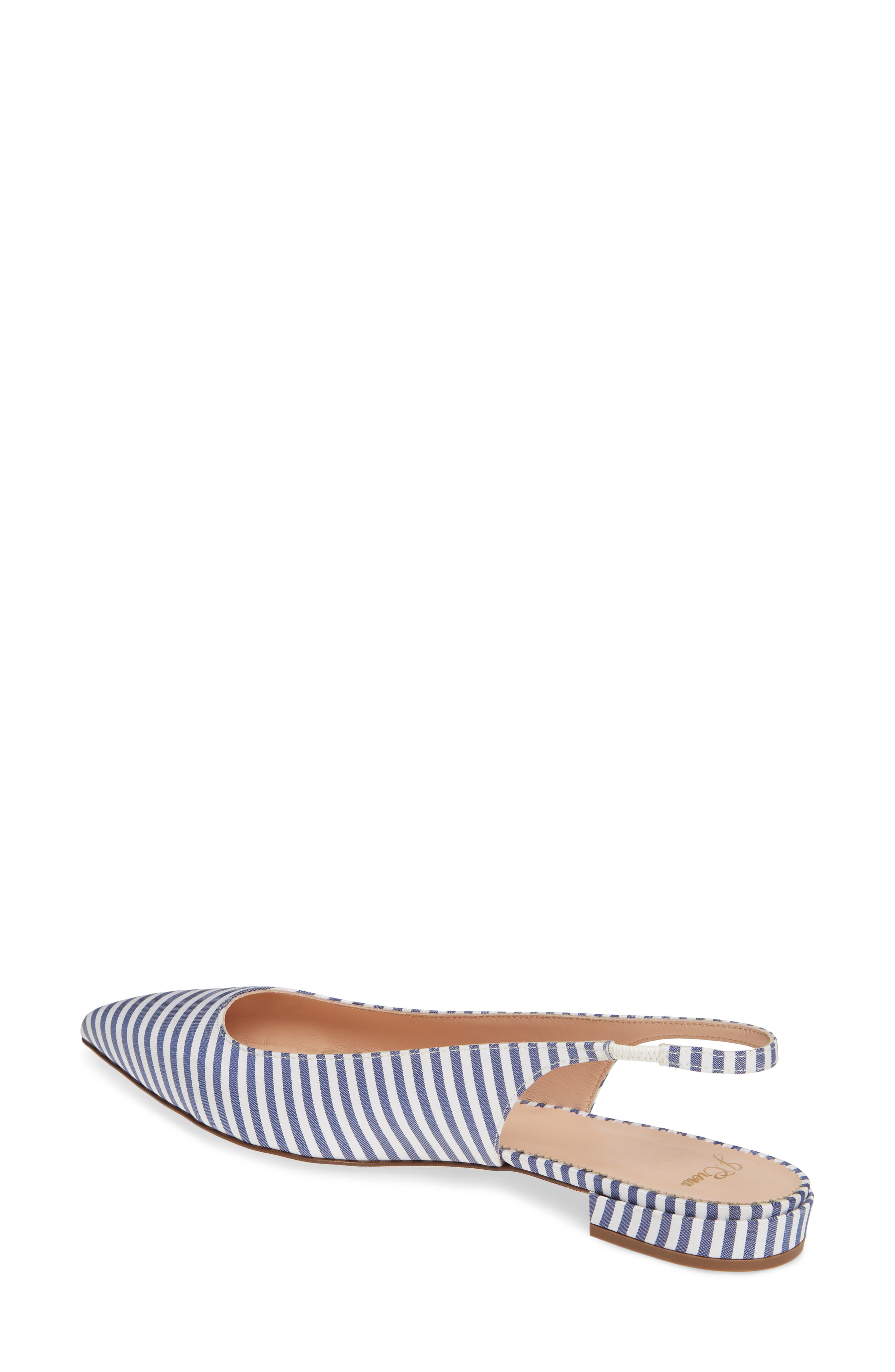 J.Crew Pointy Toe Slingback Flat, Alternate, color, 