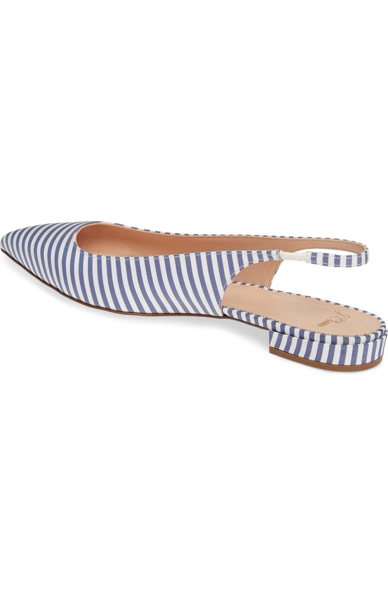 J.Crew Pointy Toe Slingback Flat, Alternate, color,