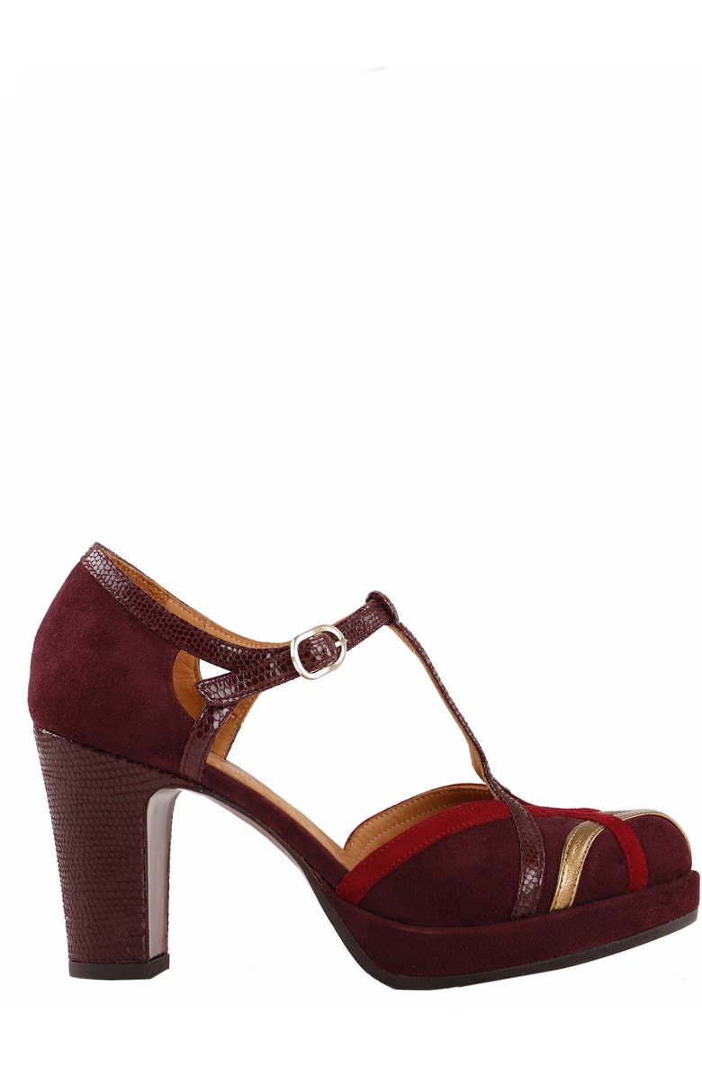 Chie Mihara T-Strap Platform Pump, Alternate, color,
